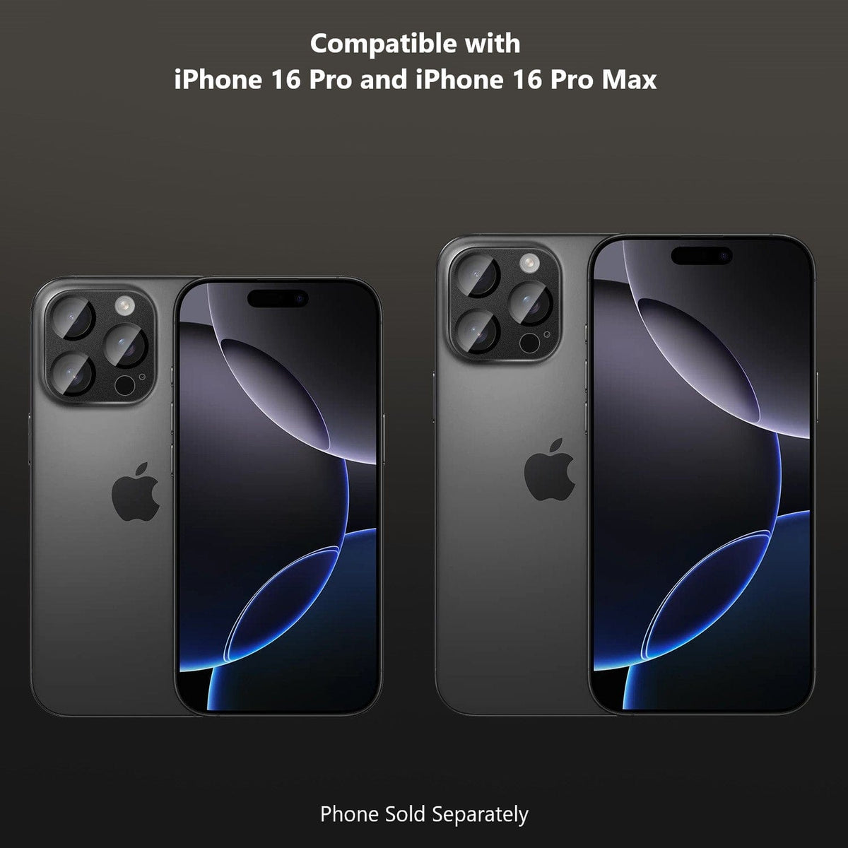 iPhone 16 Pro/Pro Max Camera Lens Protector - Flexible Glass, 2-Pack | ZeroDamage