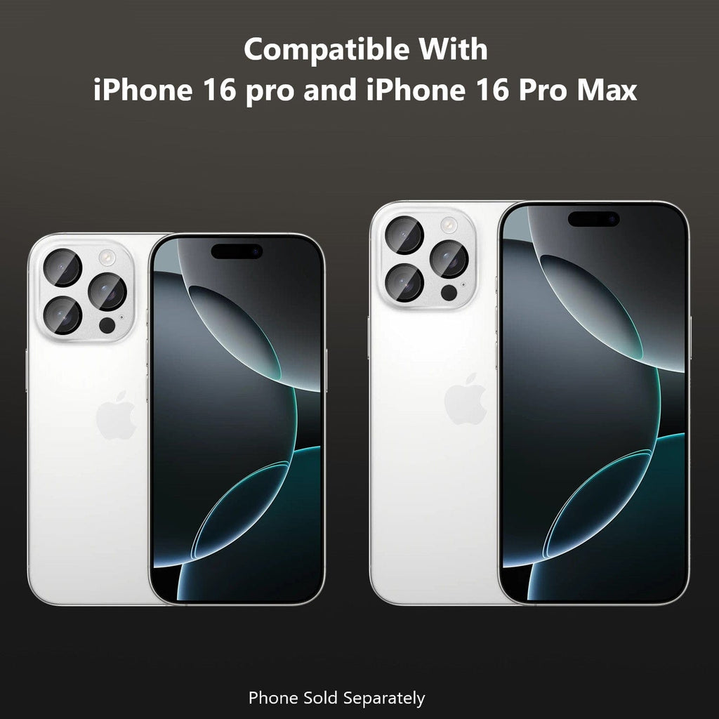 iPhone 16 Pro/Pro Max Camera Lens Protector - Flexible Glass, 2-Pack | ZeroDamage