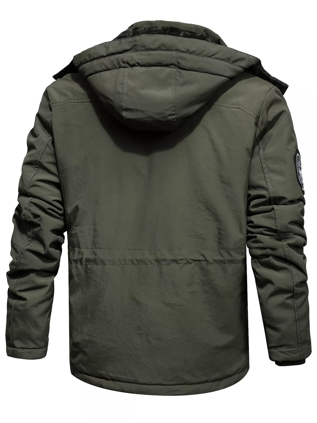 Men's Plus Size Winter Warm Hooded Padded Coat