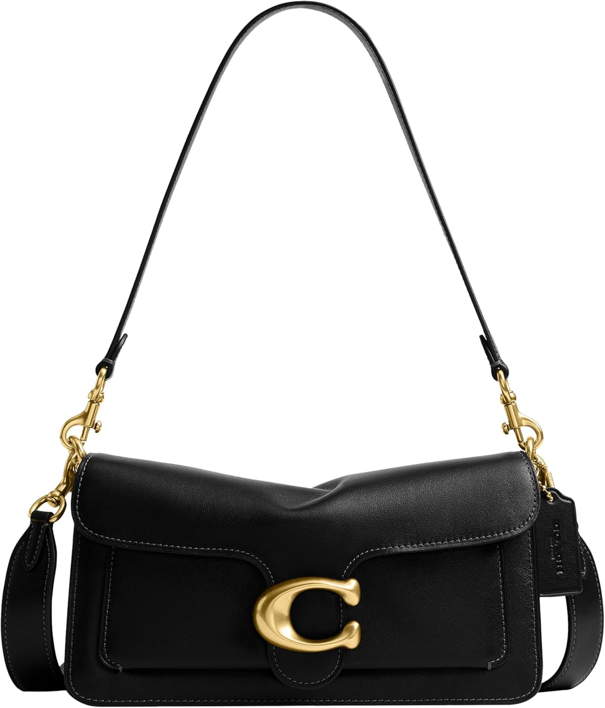 COACH Women's Pebble Tabby Shoulder Bag | Quilted, 26, with Chain