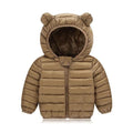 Winter Padded Jacket For Baby Boys Girls  Kids Warm Outerwear Coat For Baby Jacket Newborn Clothes With Bear Ears Design