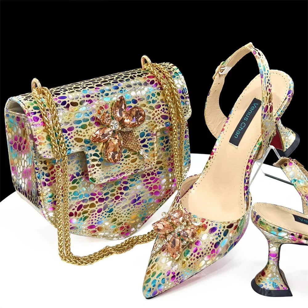 Italian Style Shoes And Bag Sets ED1990