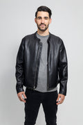 Dillon Men's Faux Leather Scooter Jacket