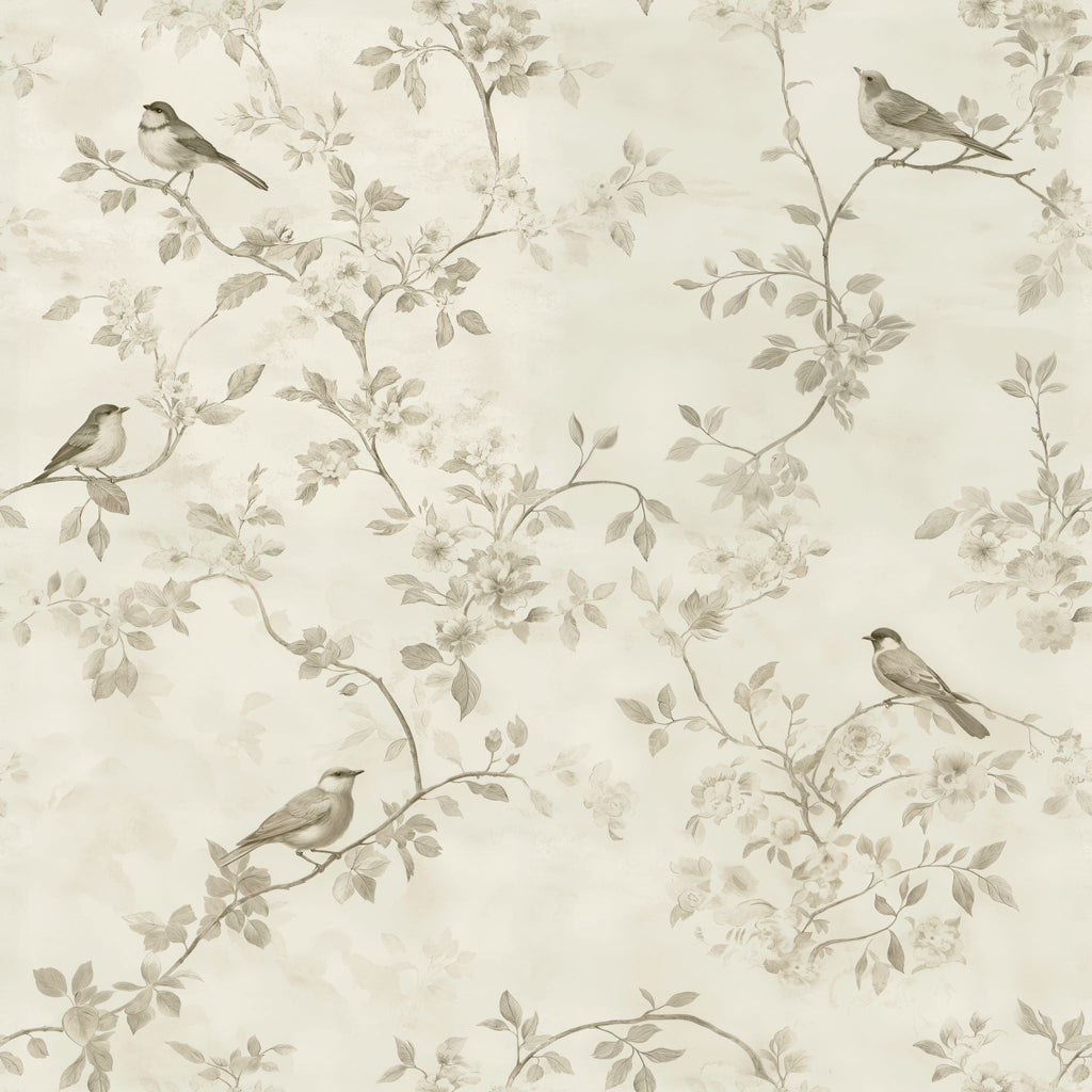 Vintage Songbird Wallpaper