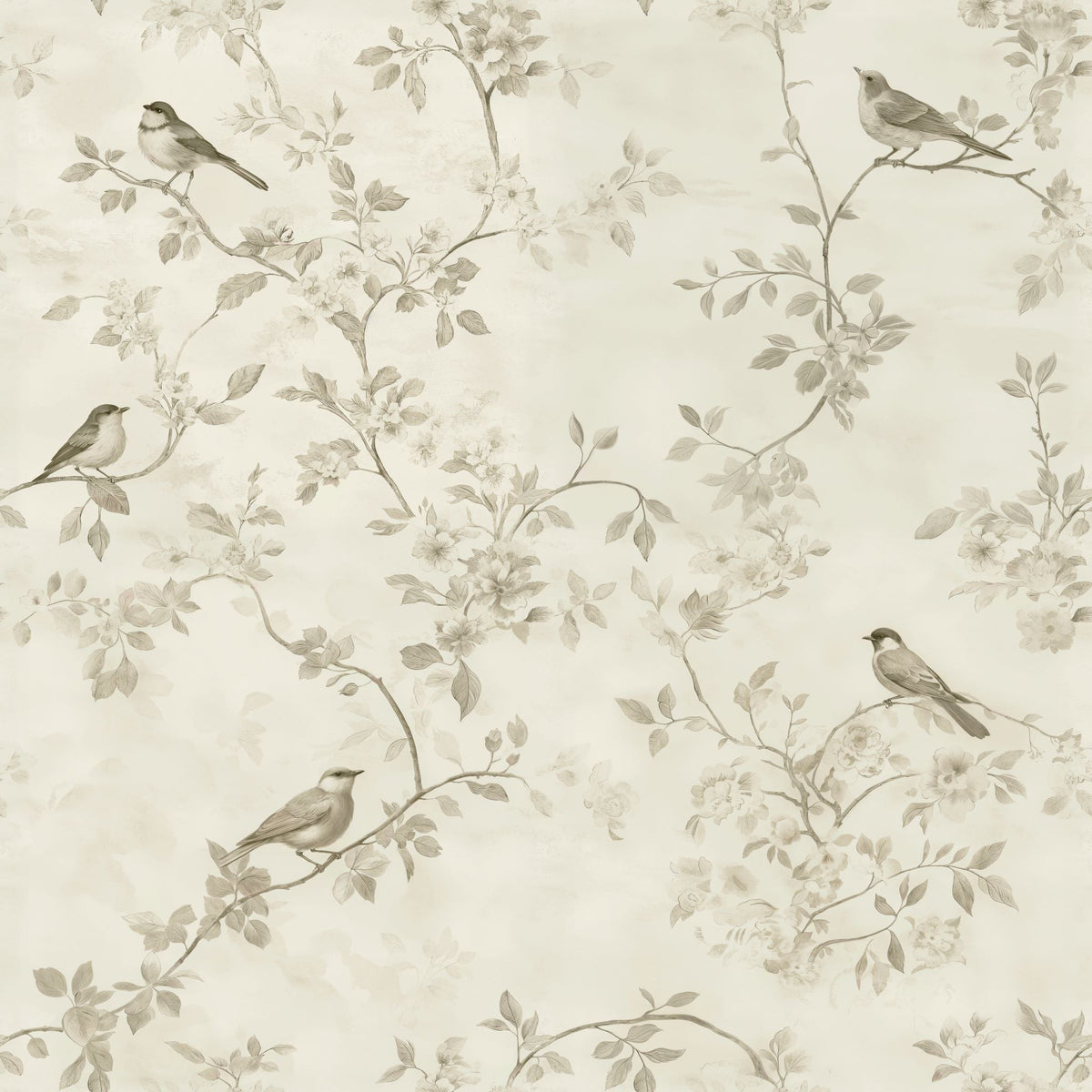 Vintage Songbird Wallpaper